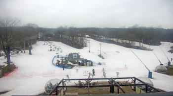Weather camera view of Powder Ridge Ski Resort.