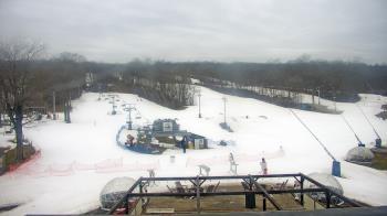 Weather camera view of Powder Ridge Ski Resort.