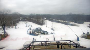 Weather camera view of Powder Ridge Ski Resort.