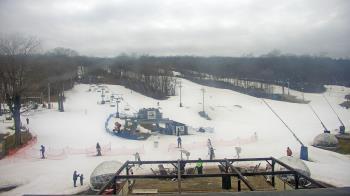 Weather camera view of Powder Ridge Ski Resort.