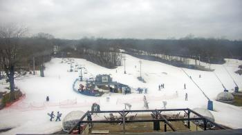 Weather camera view of Powder Ridge Ski Resort.