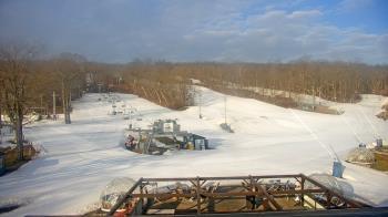 Weather camera view of Powder Ridge Ski Resort.