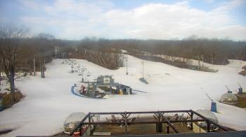 Weather camera view of Powder Ridge Ski Resort.