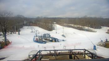 Weather camera view of Powder Ridge Ski Resort.