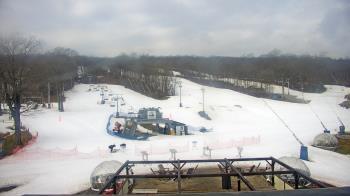 Weather camera view of Powder Ridge Ski Resort.