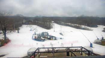 Weather camera view of Powder Ridge Ski Resort.