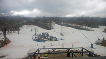 Weather camera view of Powder Ridge Ski Resort.