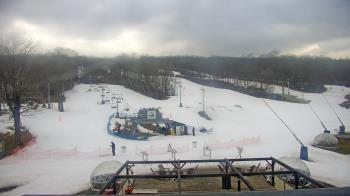 Weather camera view of Powder Ridge Ski Resort.