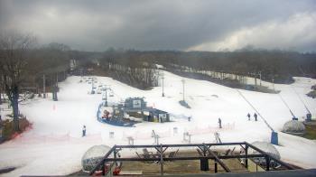 Weather camera view of Powder Ridge Ski Resort.