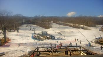 Weather camera view of Powder Ridge Ski Resort.