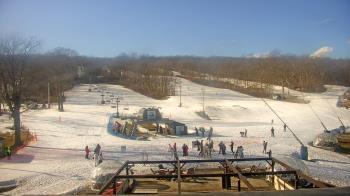 Weather camera view of Powder Ridge Ski Resort.