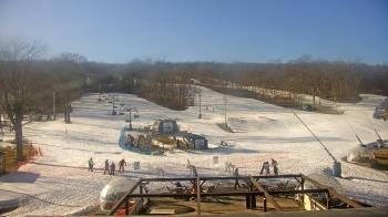Weather camera view of Powder Ridge Ski Resort.