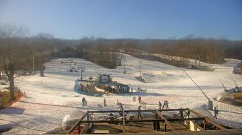 Weather camera view of Powder Ridge Ski Resort.