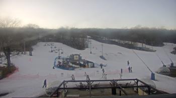 Weather camera view of Powder Ridge Ski Resort.