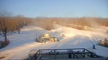 Weather camera view of Powder Ridge Ski Resort.