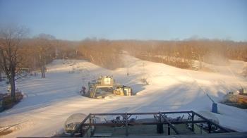 Weather camera view of Powder Ridge Ski Resort.