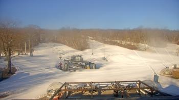 Weather camera view of Powder Ridge Ski Resort.
