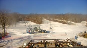 Weather camera view of Powder Ridge Ski Resort.