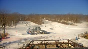 Weather camera view of Powder Ridge Ski Resort.