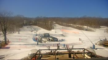 Weather camera view of Powder Ridge Ski Resort.