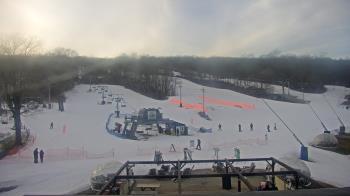 Weather camera view of Powder Ridge Ski Resort.