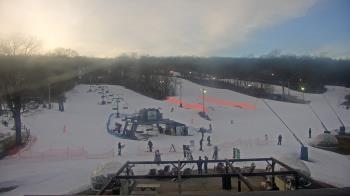 Weather camera view of Powder Ridge Ski Resort.