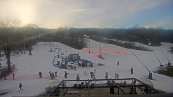 Weather camera view of Powder Ridge Ski Resort.