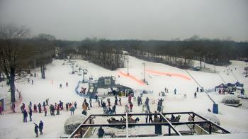 Weather camera view of Powder Ridge Ski Resort.