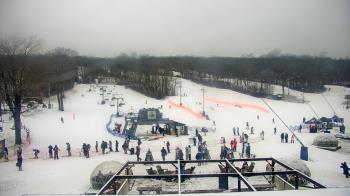 Weather camera view of Powder Ridge Ski Resort.