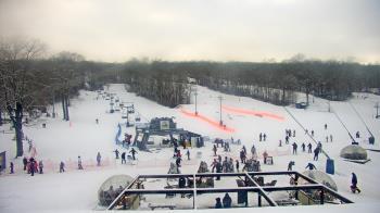 Weather camera view of Powder Ridge Ski Resort.