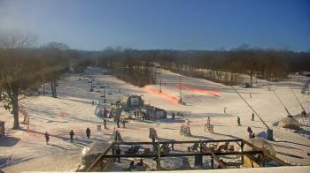 Weather camera view of Powder Ridge Ski Resort.
