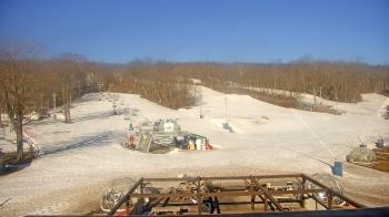 Weather camera view of Powder Ridge Ski Resort.