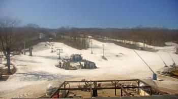 Weather camera view of Powder Ridge Ski Resort.
