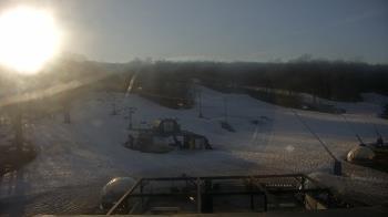 Weather camera view of Powder Ridge Ski Resort.