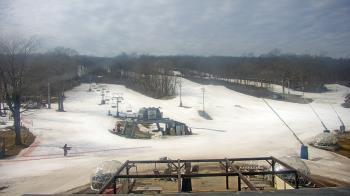 Weather camera view of Powder Ridge Ski Resort.