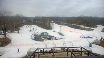 Weather camera view of Powder Ridge Ski Resort.