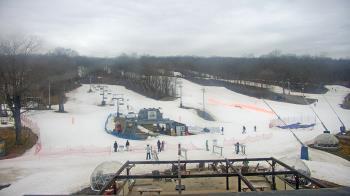 Weather camera view of Powder Ridge Ski Resort.