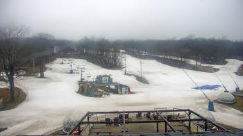 Weather camera view of Powder Ridge Ski Resort.