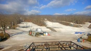 Weather camera view of Powder Ridge Ski Resort.
