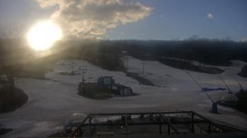 Weather camera view of Powder Ridge Ski Resort.