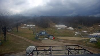 Weather camera view of Powder Ridge Ski Resort.