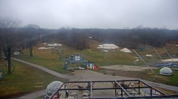 Weather camera view of Powder Ridge Ski Resort.
