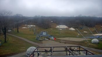 Weather camera view of Powder Ridge Ski Resort.