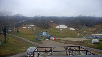 Weather camera view of Powder Ridge Ski Resort.