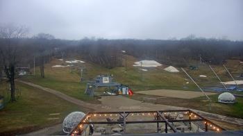Weather camera view of Powder Ridge Ski Resort.