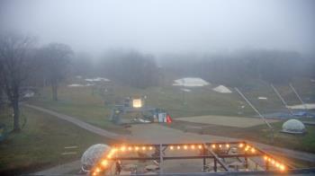 Weather camera view of Powder Ridge Ski Resort.