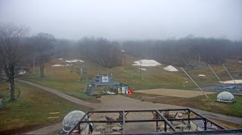 Weather camera view of Powder Ridge Ski Resort.