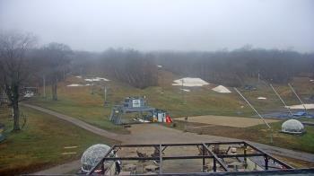 Weather camera view of Powder Ridge Ski Resort.