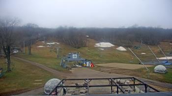 Weather camera view of Powder Ridge Ski Resort.
