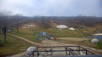 Weather camera view of Powder Ridge Ski Resort.